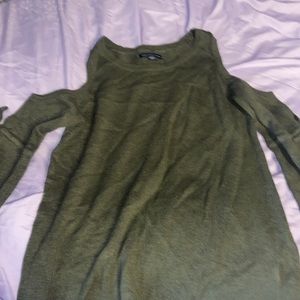 Off the shoulder sweater